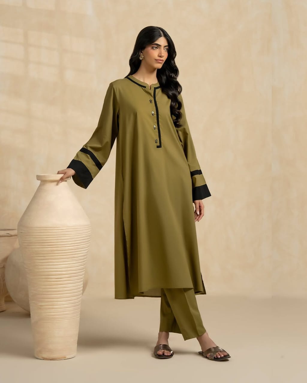 Stitched Summer ’25 2-Piece Lawn Sage Green