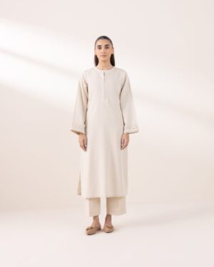 Stitched Summer ’25 2-Piece Lawn Off White