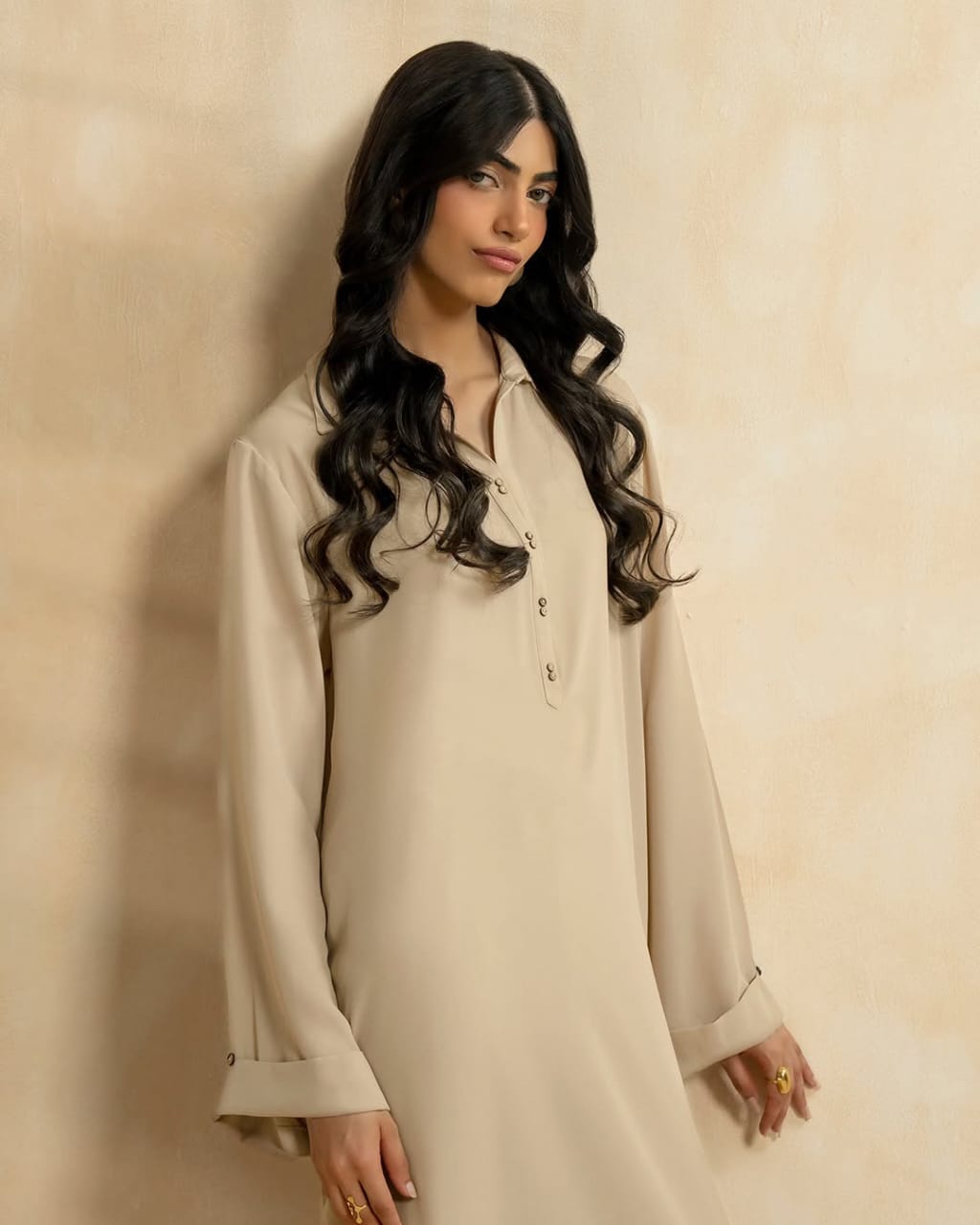 ONN Stitched Autumn ’25 2-Piece Silk Off White