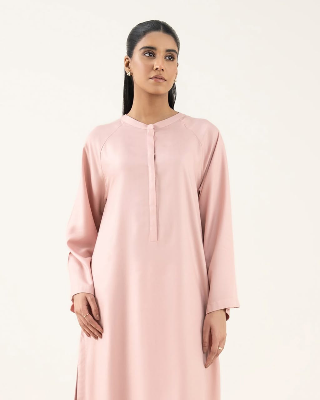 PINK Stitched Summer 2025 Lawn 2-Piece Suit in Baby Pink