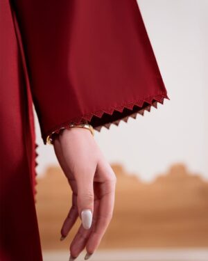 Stitched Summer ’25 2-Piece Lawn Blood Red